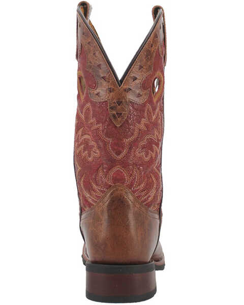 Image #5 - Laredo Men's Ross Western Boots - Broad Square Toe, Brown, hi-res