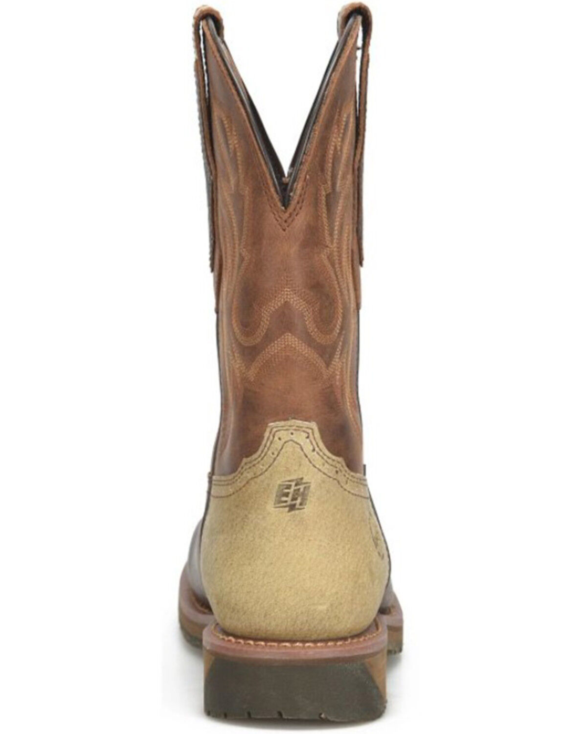 Image #5 - Double H Men's Outlook Waterproof Work Boots - Composite Toe, Brown, hi-res