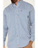 Ariat Men's FR Striped Long Sleeve Button Work Shirt, Blue, hi-res