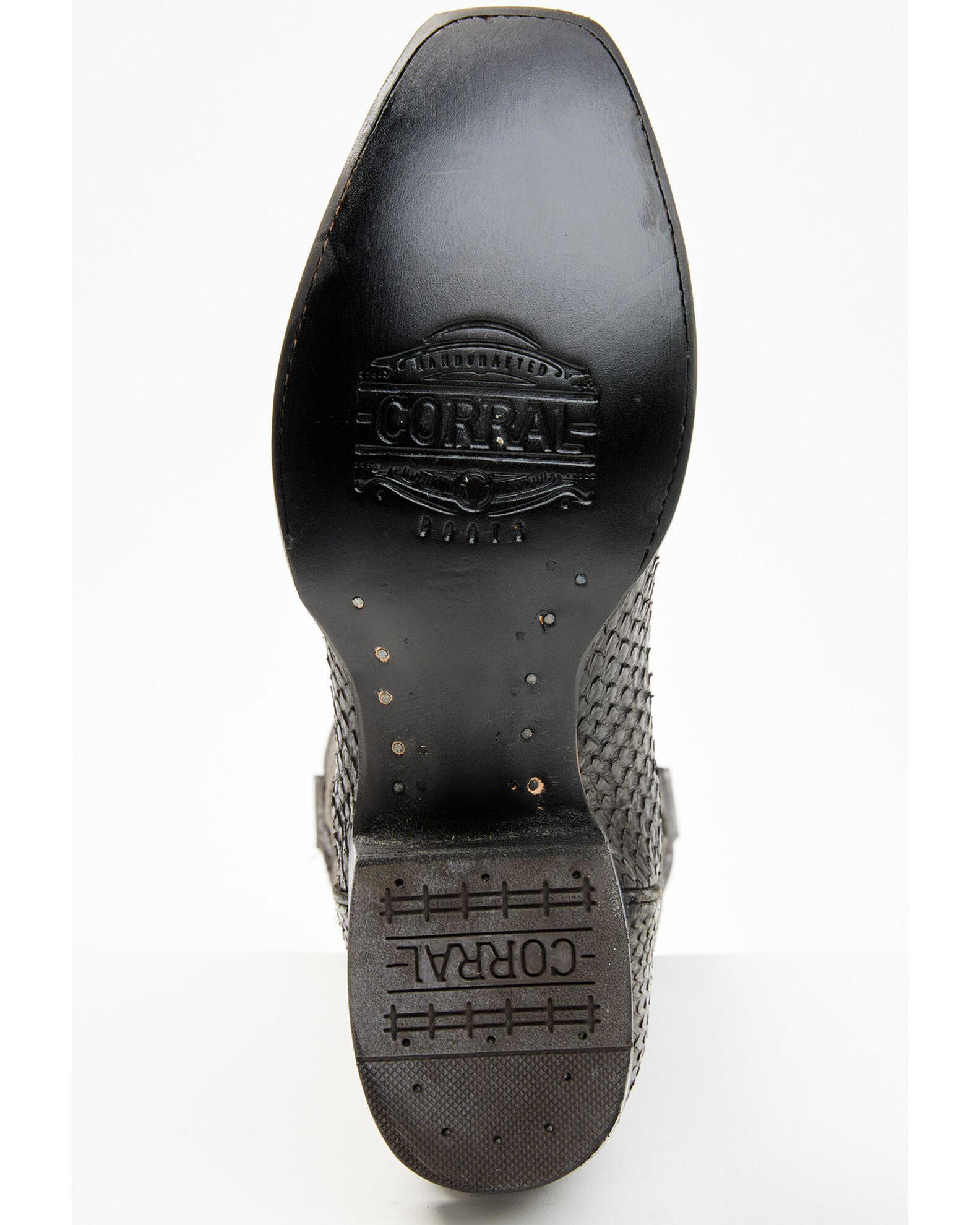 Image #7 - Corral Men's Exotic Python Western Boots - Square Toe, Black, hi-res