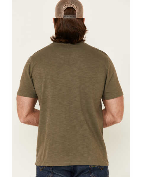 Image #4 - North River Men's Solid Slub Short Sleeve T-Shirt , Olive, hi-res
