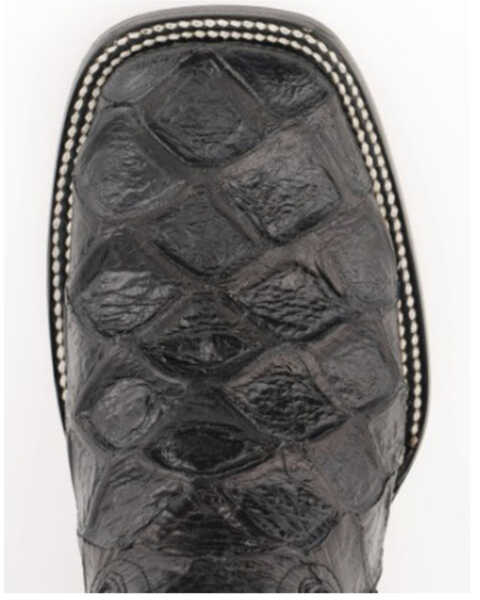 Image #5 - Ferrini Women's Bronco Western Boots - Square Toe, Black, hi-res