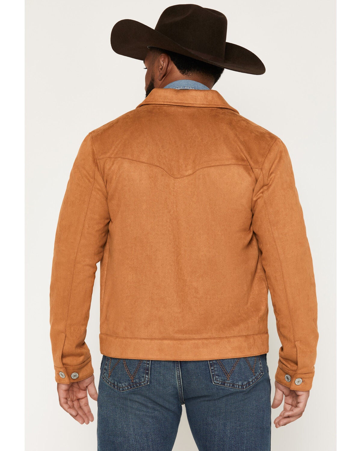 Image #4 - Moonshine Spirit&reg;&nbsp;Men's High Noon Faux Suede Leather Jacket, Camel, hi-res