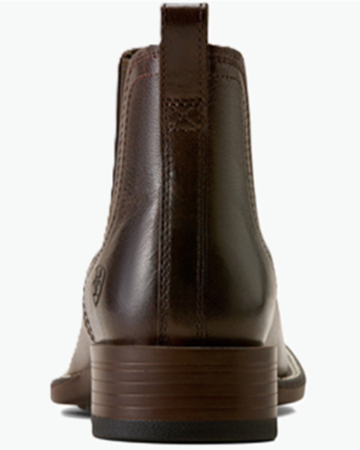 Image #3 - Ariat Men's Booker Chelsea Boots - Broad Square Toe, Brown, hi-res