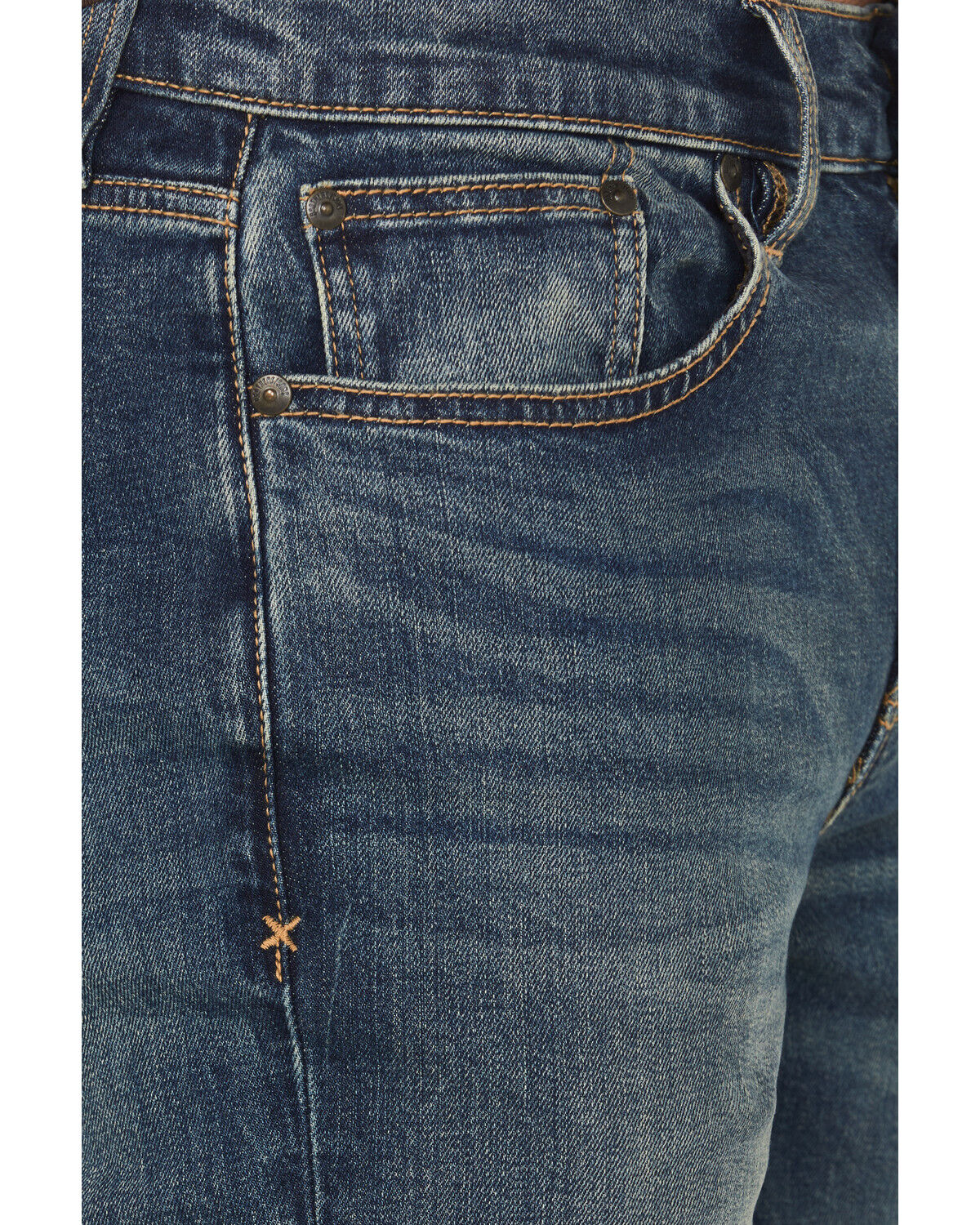 Image #2 - Brothers and Sons Men's Tucker Slim Straight Stretch Denim Jeans, Dark Wash, hi-res