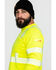 Image #4 - Ariat Men's FR Crew Hi-Vis Long Sleeve Work Shirt , Yellow, hi-res