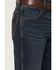 Image #2 - Wrangler Retro Men's 77MWZ Dark Wash Slim Bootcut Stretch Denim Jeans, Dark Wash, hi-res