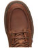 Image #6 - Justin Men's Rush Waterproof 6" Lace-Up Nano Non-Comp Wedge Work Boots - Moc Toe , Brown, hi-res