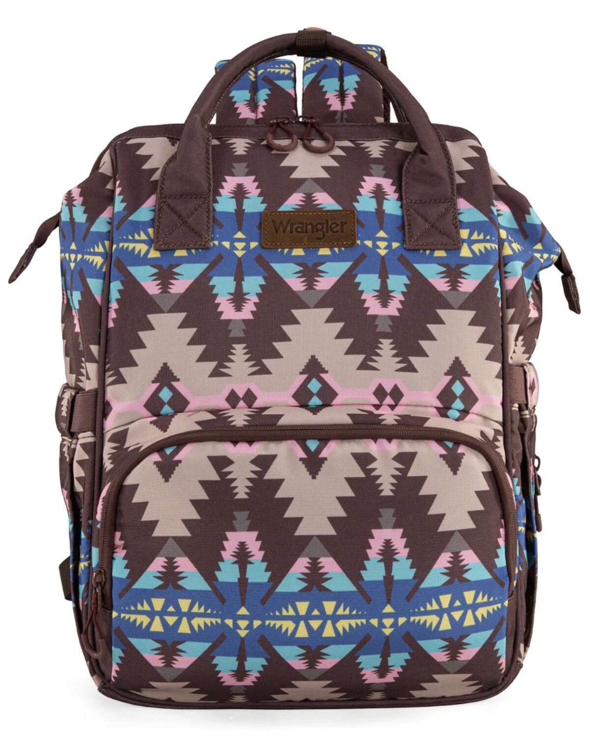 Image #2 - Wrangler Women's Southwestern Print Diaper Bag, Coffee, hi-res