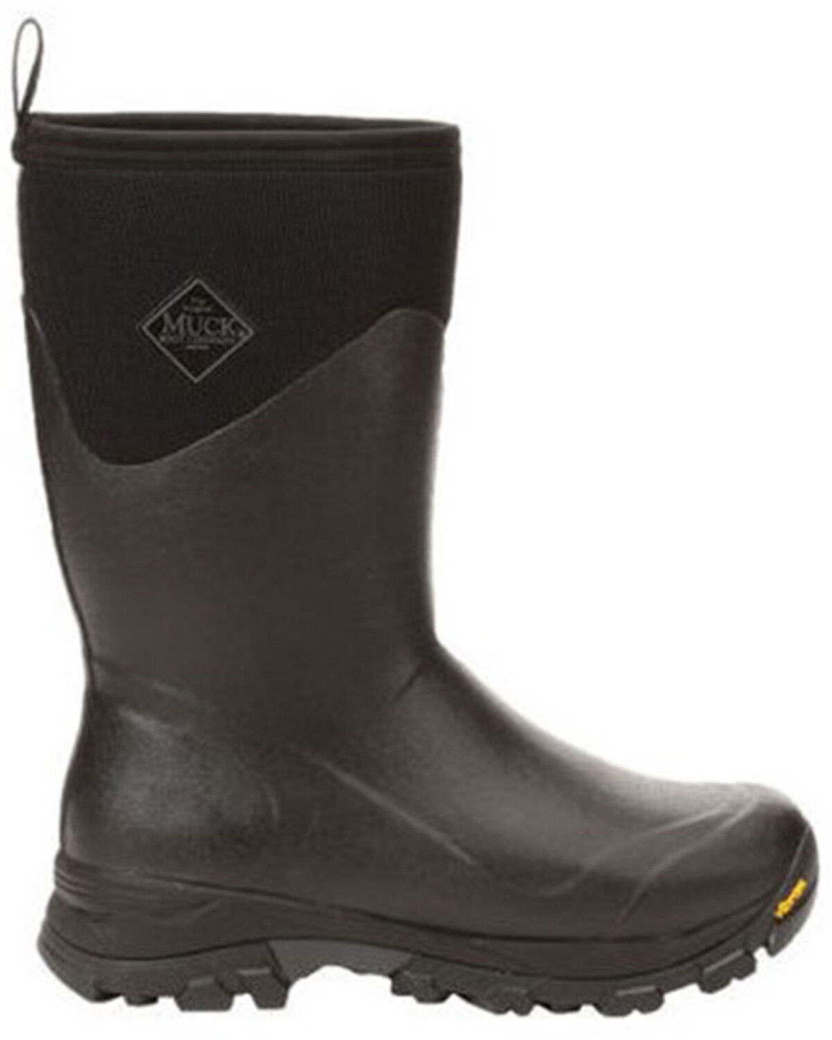 Image #2 - Muck Boots Men's Arctic Ice Mid + Vibram Arctic Grip Work Boots - Round Toe, Black, hi-res