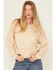 Image #2 - Cleo + Wolf Women's Floral Embroidered Long Sleeve Pullover, Oatmeal, hi-res