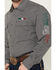 Image #3 - Wrangler Men's Mexico Logo Embroidered Geo Print Long Sleeve Snap Western Shirt, Black, hi-res