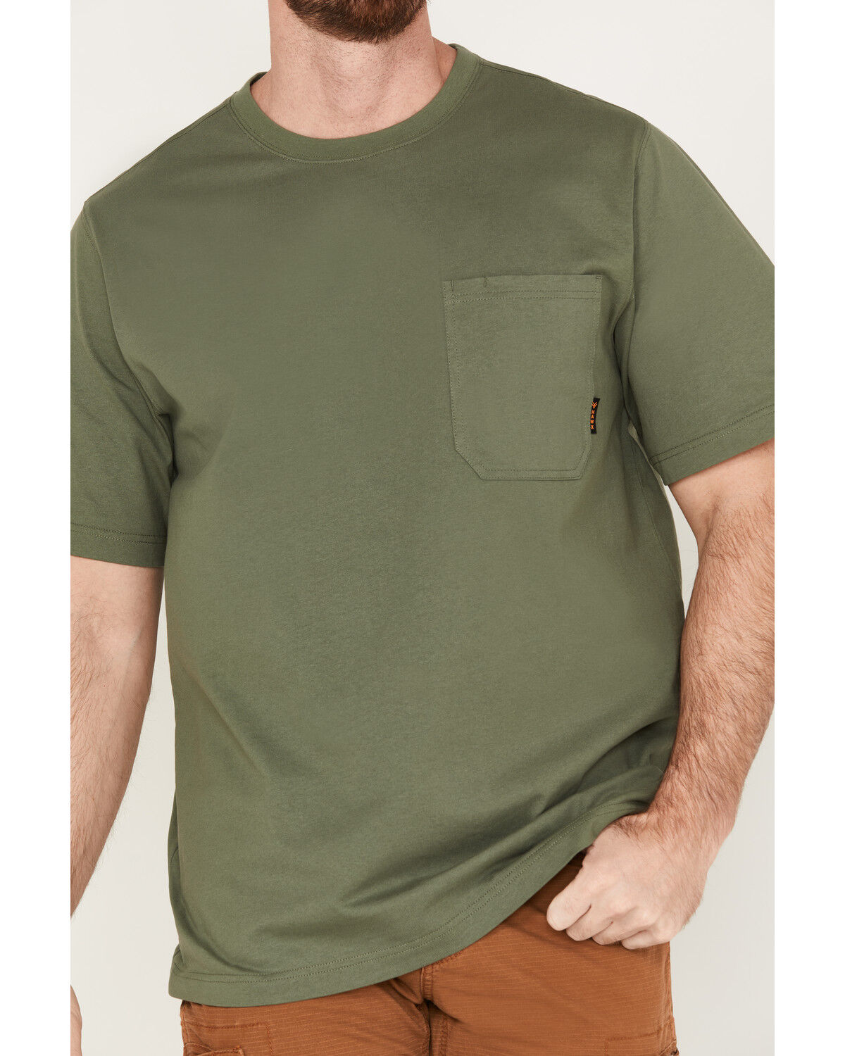 Image #3 - Hawx Men's Forge Short Sleeve Work Pocket T-Shirt, Green, hi-res