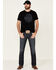 Tin Haul Men's Co. In Circle Vintage Logo Short Sleeve T-Shirt , Black, hi-res