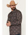 Image #2 - Moonshine Spirit Men's Saddle Paisley Print Long Sleeve Snap Western Shirt, Multi, hi-res