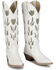 Image #4 - Justin Women's May Vintage Tall Western Boots - Snip Toe, White, hi-res