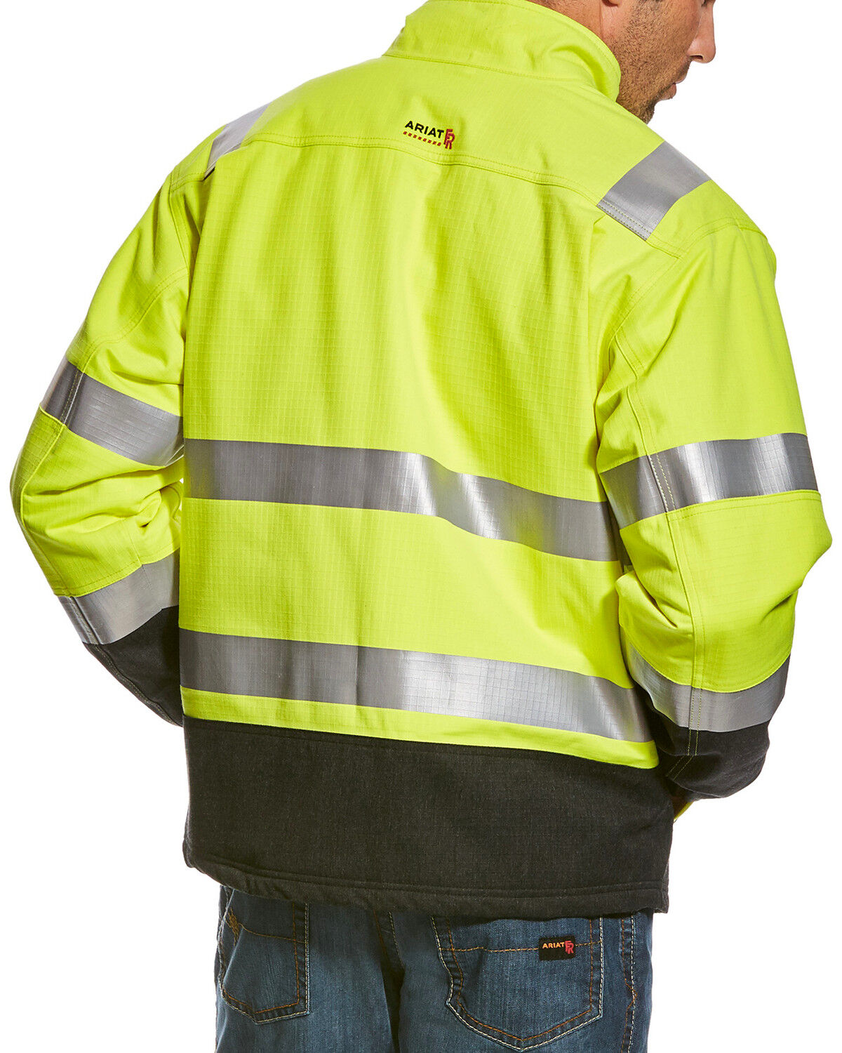 Image #2 - Ariat Men's FR HI-VIS Waterproof Jacket, , hi-res