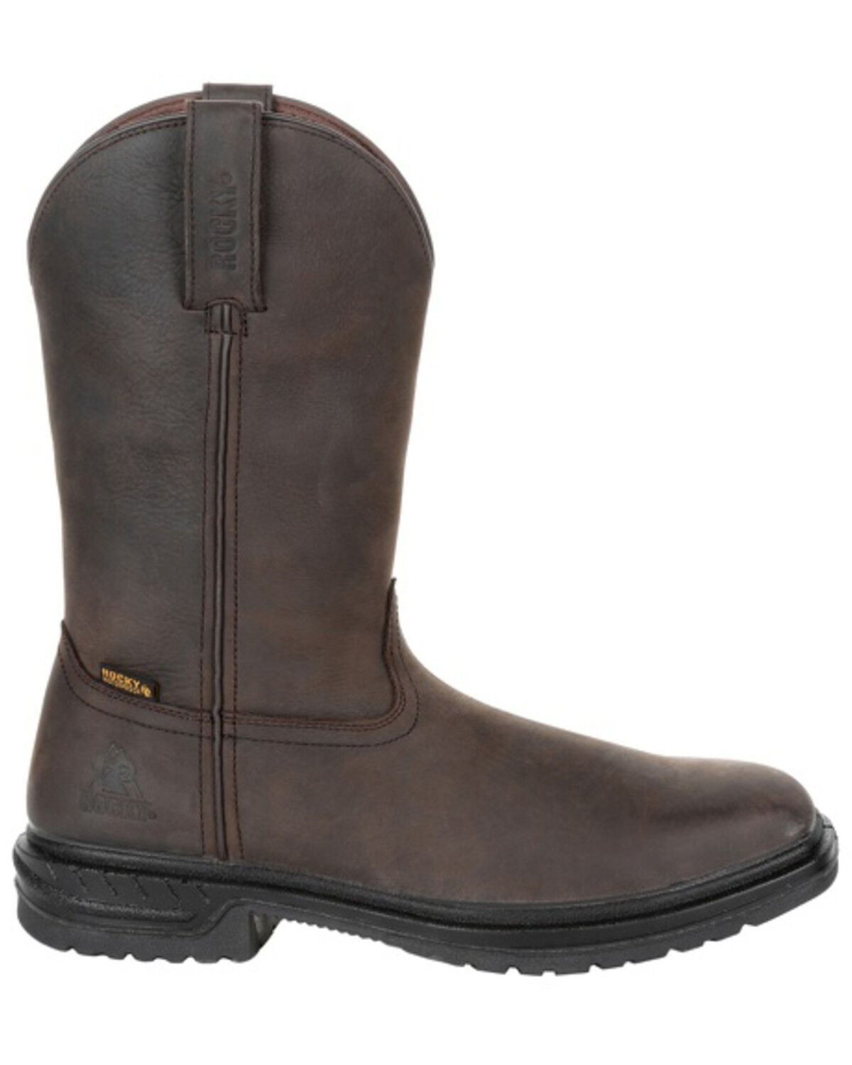 Image #2 - Rocky Men's Worksmart Waterproof Western Work Boots - Composite Toe, , hi-res