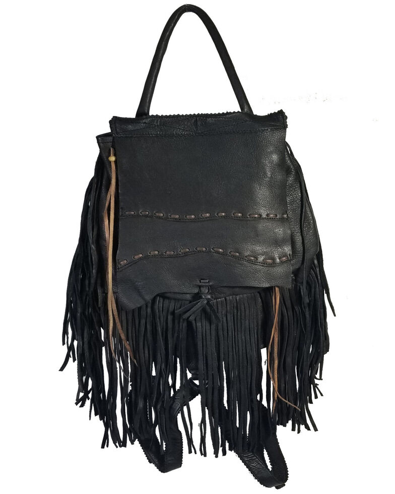 Kobler Leather Women's Black Rucksack Backpack, Black, hi-res