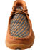 Image #4 - Twisted X Men's Slip-On Basketweave Driving Mocs - Moc Toe, Brown, hi-res