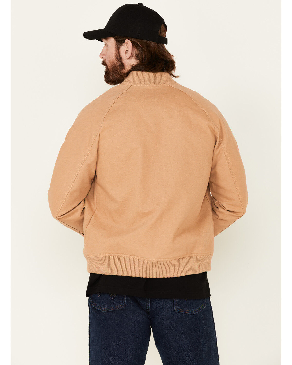 Image #4 - Pendleton Men's Pinehurst Canvas Bomber Jacket, Tan, hi-res