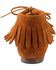 Women's Minnetonka Classic Fringe Moccasin Boots, Brown, hi-res