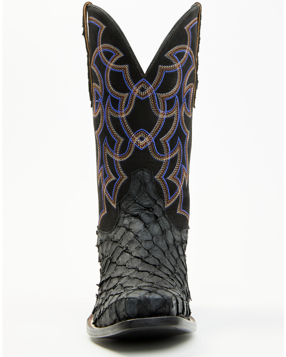 Image #4 - Cody James Men's Exotic Pirarucu Western Boots - Square Toe, Black, hi-res