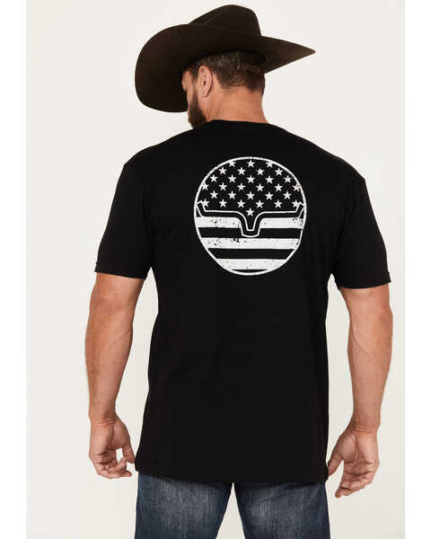 Image #1 - Kimes Ranch Men's American Bullseye Short Sleeve Graphic T-Shirt, Black, hi-res