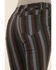 Image #3 - Rock & Roll Denim Women's Striped High Rise Stretch Flare Jeans, , hi-res