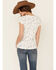 Ariat Women's R.E.A.L Bespangled Star Print Logo Short Sleeve Tee , White, hi-res