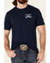 Cody James Men's Stick To Your Guns Graphic Short Sleeve T-Shirt , Navy, hi-res