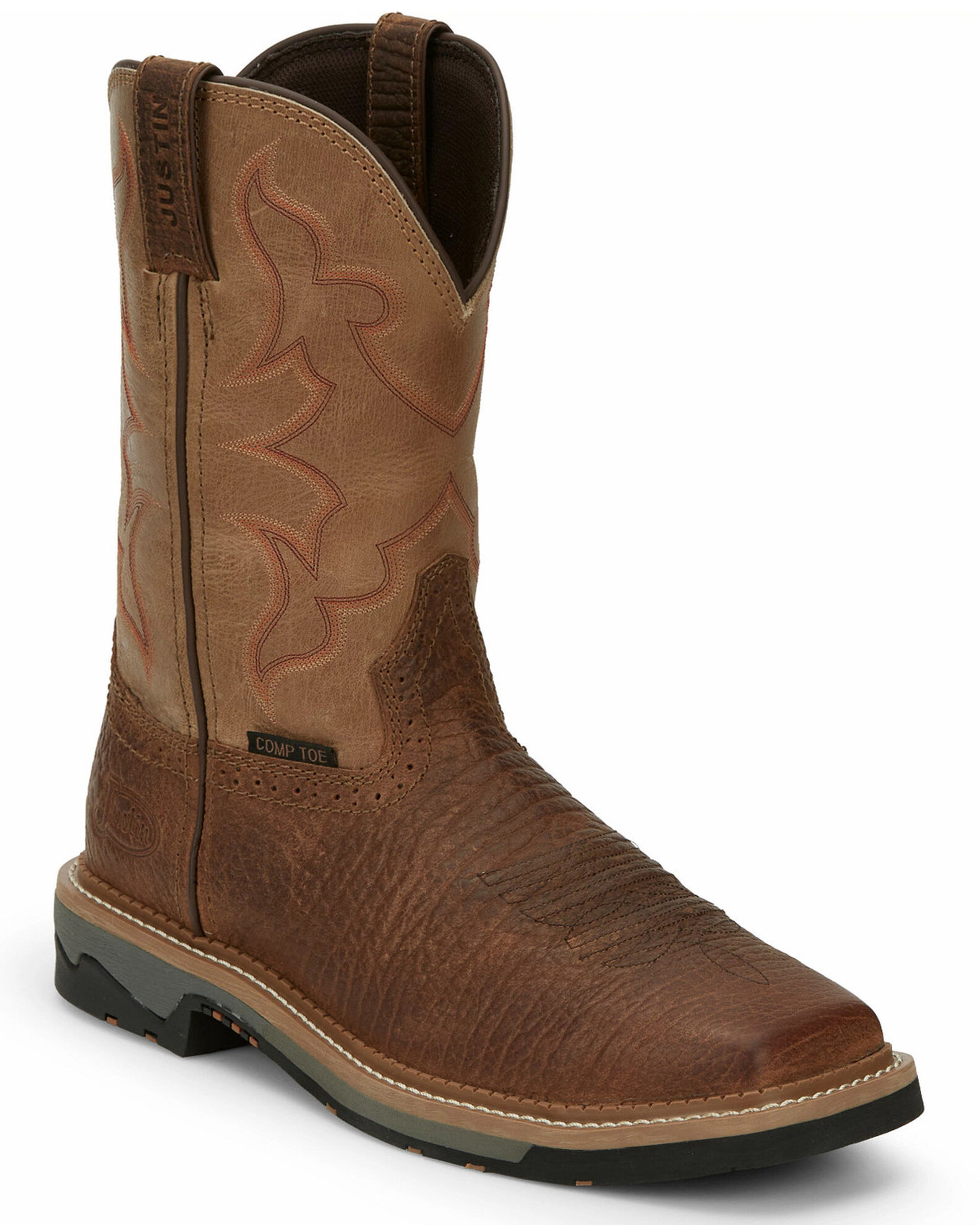 Justin Men s Boot Barn Exclusive Carbide Western Work Boots Composite Toe Country Outfitter
