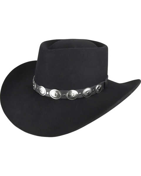 Bailey Women's Black Ellsworth Western Wool Hat , Black, hi-res