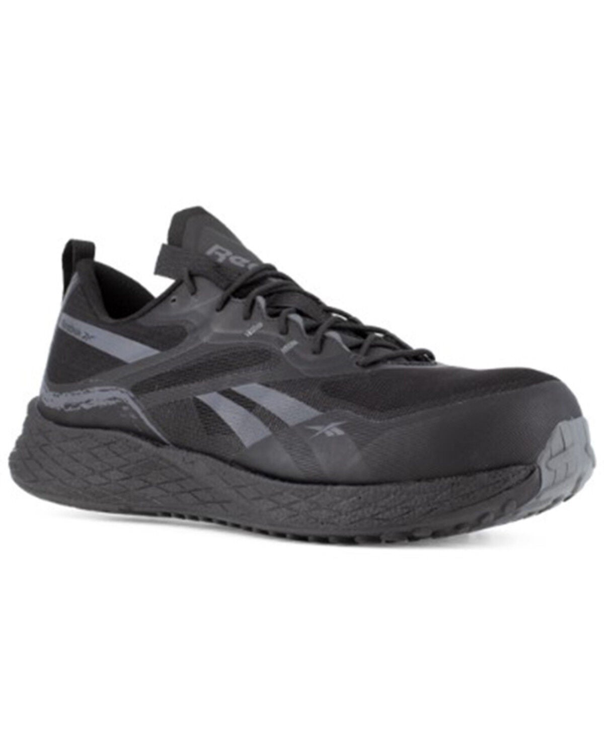 Reebok Women's Floatride Energy 3 Adventure Athletic Work Shoes - Composite Toe, Black, hi-res