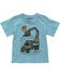 Image #1 - Carhartt Toddler Boys' Tractor Short Sleeve Graphic T-Shirt, Blue, hi-res