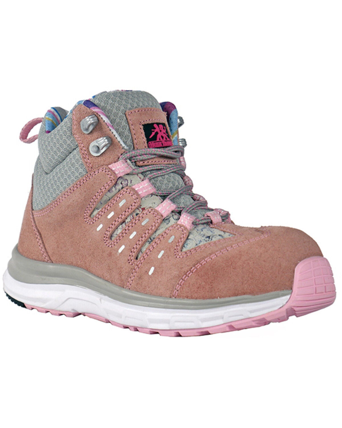 Image #1 - Hoss Women's Trisha Hiker Work Shoes - Composite Toe, Pink, hi-res