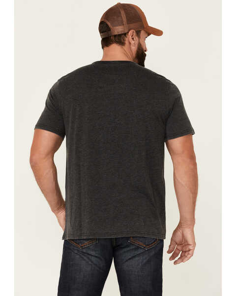 Image #4 - Flag & Anthem Men's Burnout Desert Son Lightning Graphic Short Sleeve T-Shirt , Charcoal, hi-res