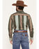 Image #4 - Zach Top X Kimes Ranch Men's Noxx Striped Long Sleeve Button-Down Western Shirt, Green, hi-res