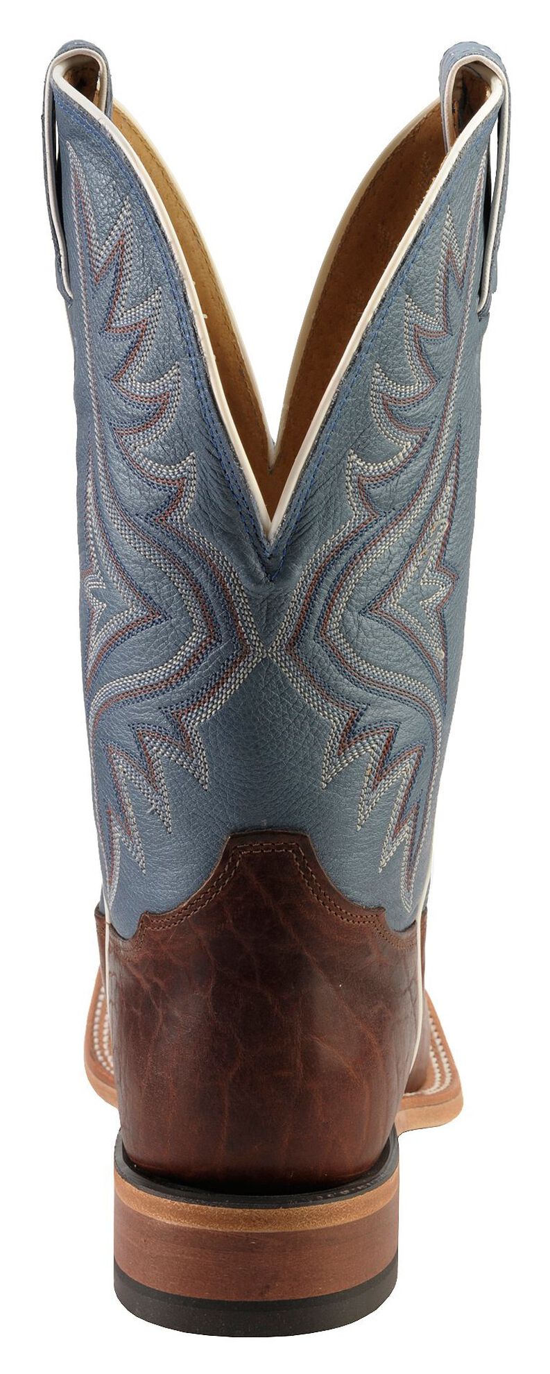 Image #7 - Tony Lama Men's Americana Western Boots - Broad Square Toe, Pecan, hi-res