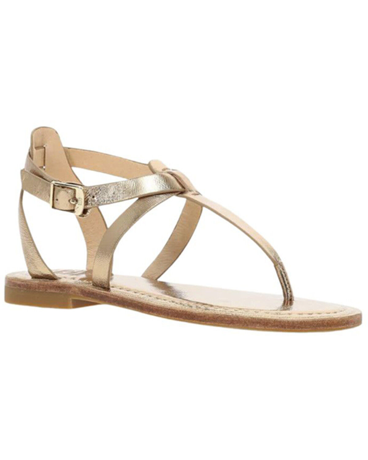 Image #1 - Frye Women's Taylor Sandals, Gold, hi-res