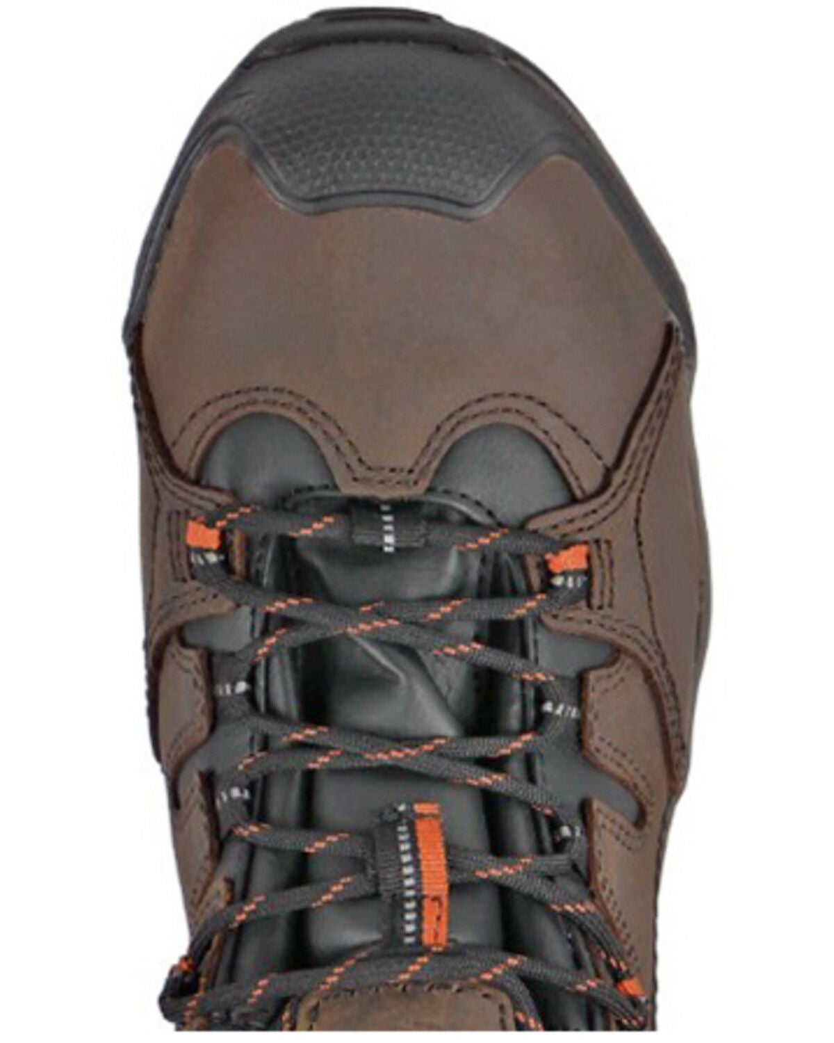 Image #6 - Hoss Men's Tracker Lace-Up Waterproof Work Boots - Composite Toe, Brown, hi-res