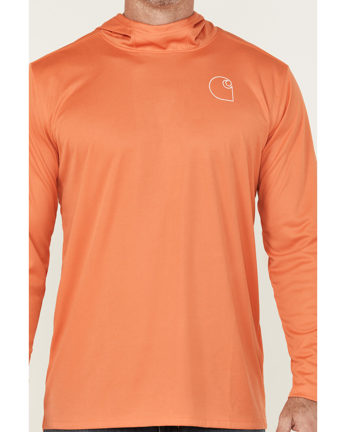 Image #3 - Carhartt Men's Force Sun Defender™ Lightweight Long Sleeve Hooded Graphic T-Shirt, , hi-res