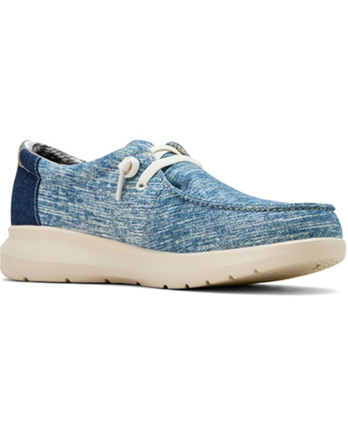 Image #1 - Ariat Men's Hilo Casual Shoes - Moc Toe, Dark Blue, hi-res