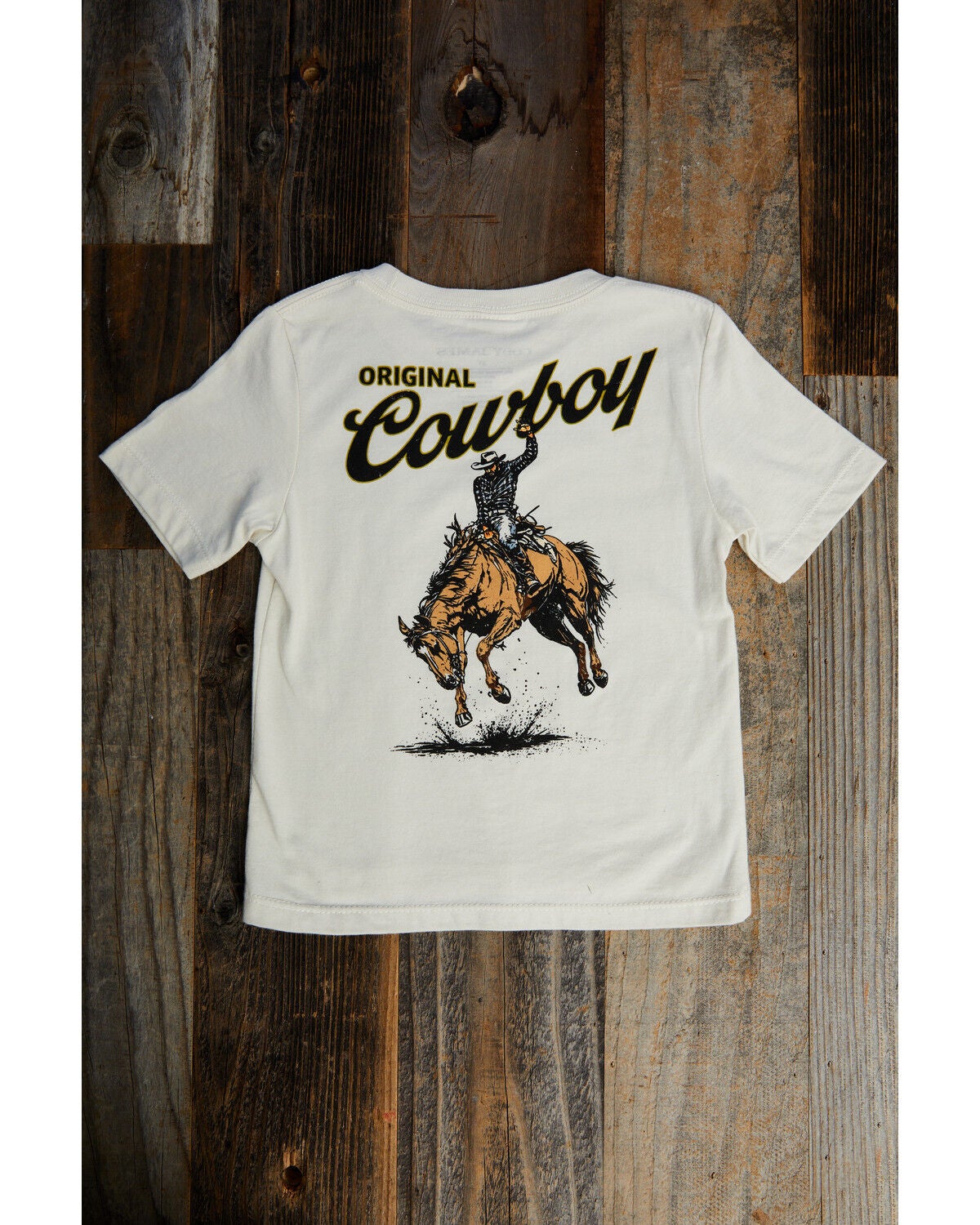Cody James Toddler Boys' Original Cowboy Short Sleeve Graphic T-Shirt, Natural, hi-res