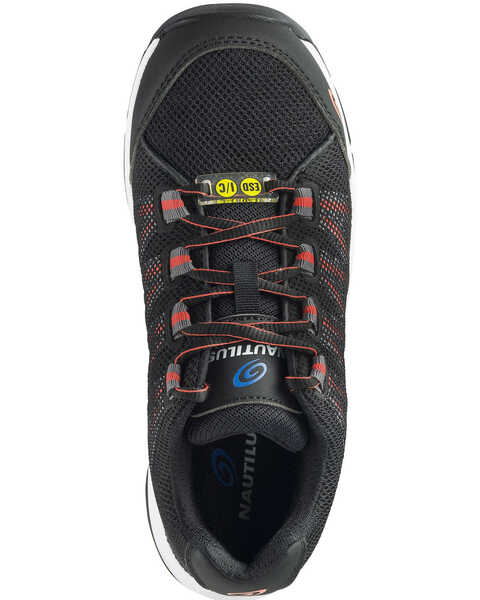 Image #6 - Nautilus Women's Accelerator Work Shoes - Composite Toe, Black, hi-res