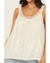 Image #3 - A.T.A.P Women's Fringe Front Tank, Ivory, hi-res