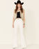 Image #2 - Double D Ranch Women's Song Of The West Suede Vest, Ivory, hi-res