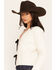 Image #2 - Sadie & Sage Women's Bow Cardigan, Cream, hi-res