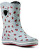 Image #1 - Ariat Boys' Kelmarsh Lady Bug Print Rubber Boots, Black/red, hi-res