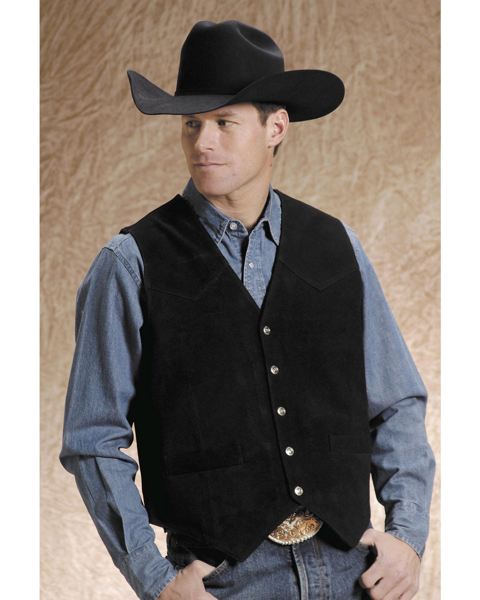 Roper Suede Vest Big Tall Country Outfitter